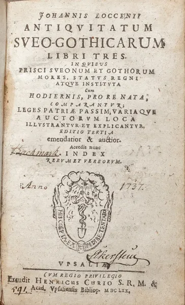 Loccenius, Johannes: AntiquitatumDueo-Gothicorum