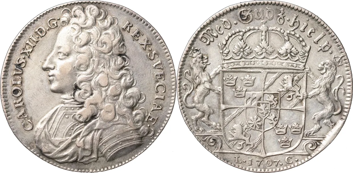STOCKHOLM. Riksdaler 1707
