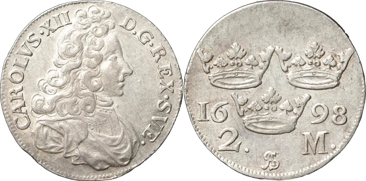 STOCKHOLM. 2 mark 1698