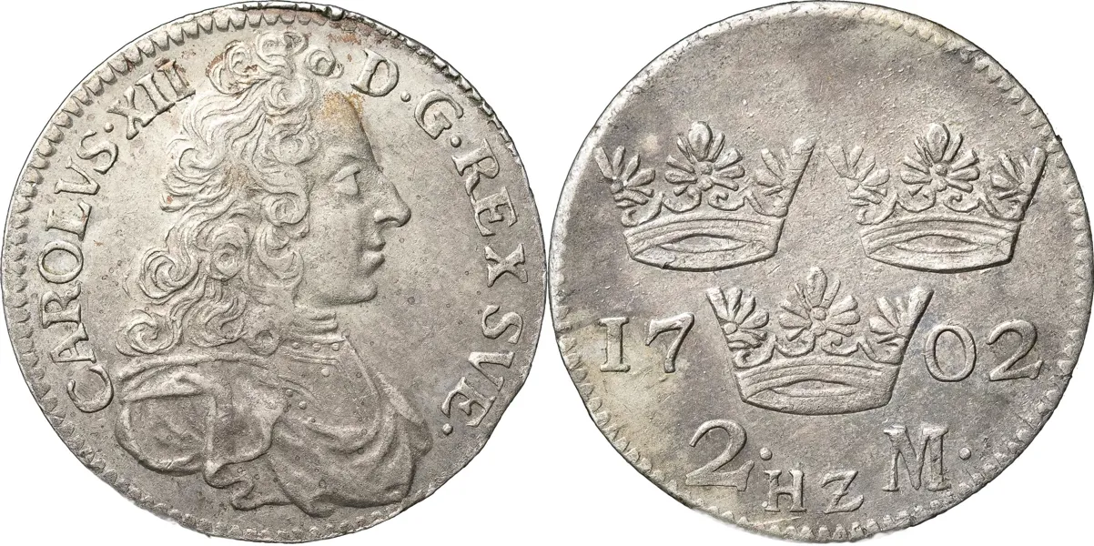 STOCKHOLM. 2 mark 1702