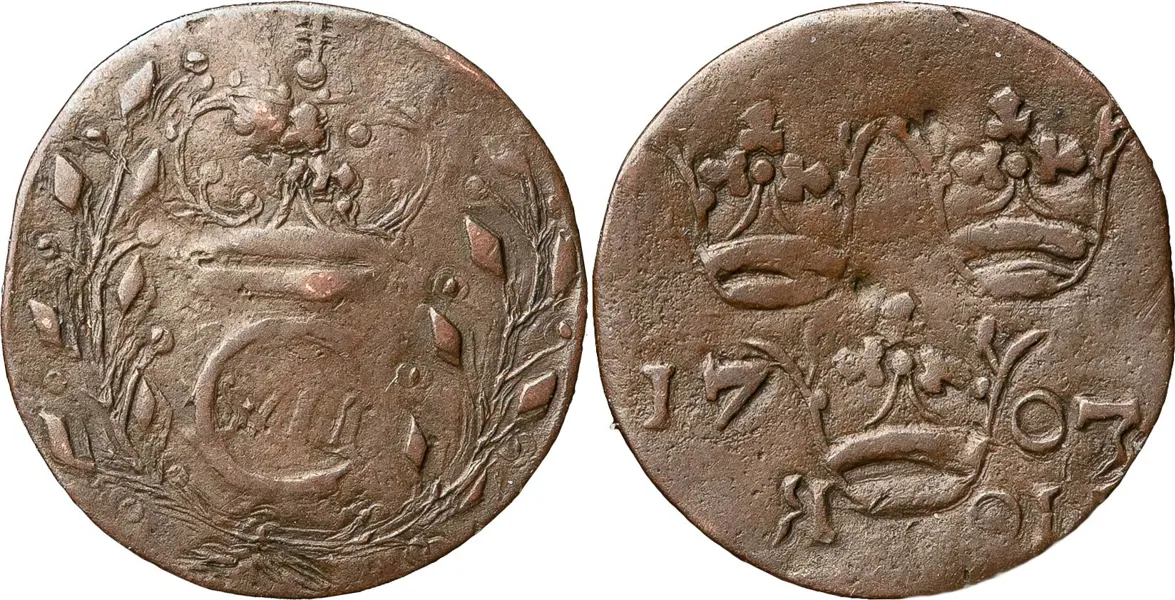 STOCKHOLM. Öre 1703