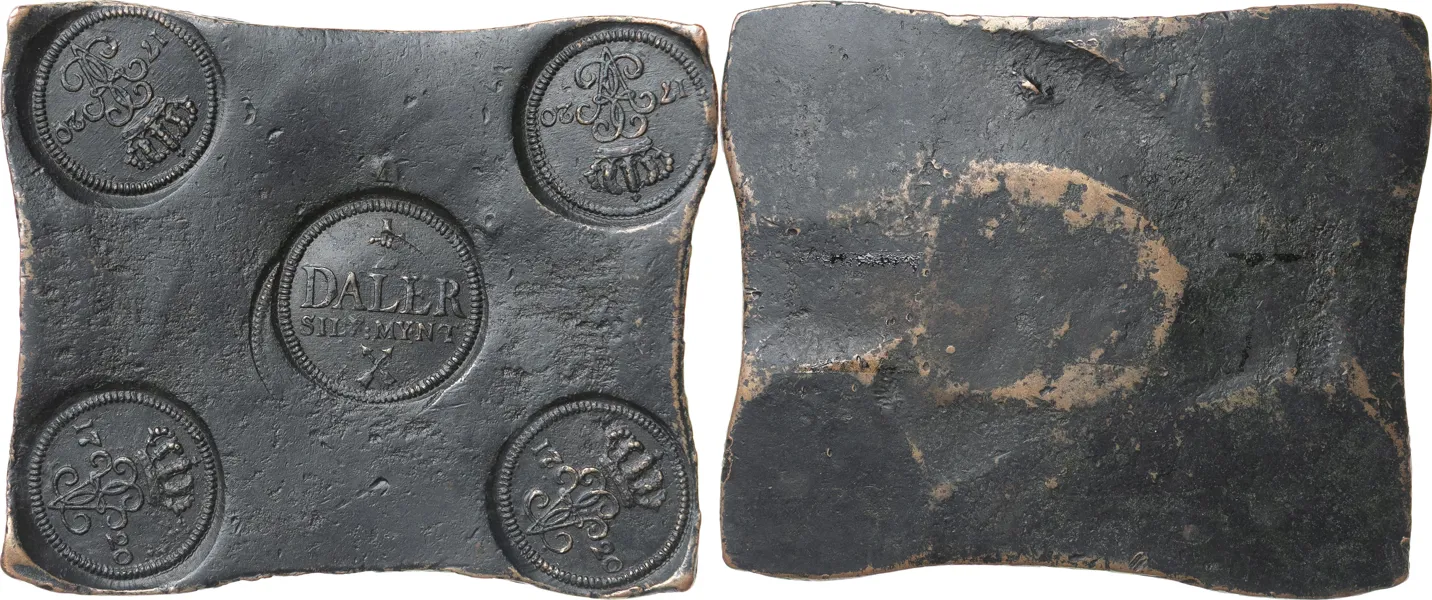 AVESTA. 1/2 daler SM 1720