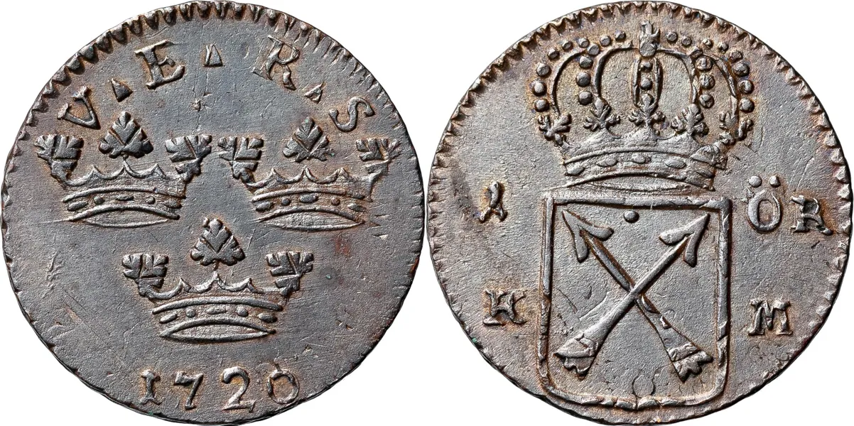 STOCKHOLM. Öre 1720