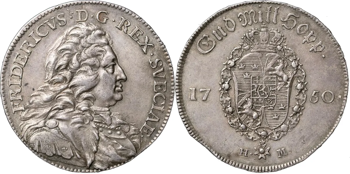 STOCKHOLM. 1/2 riksdaler 1750
