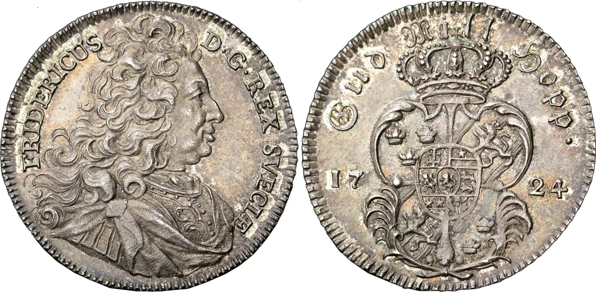 STOCKHOLM. 1/4 riksdaler 1724