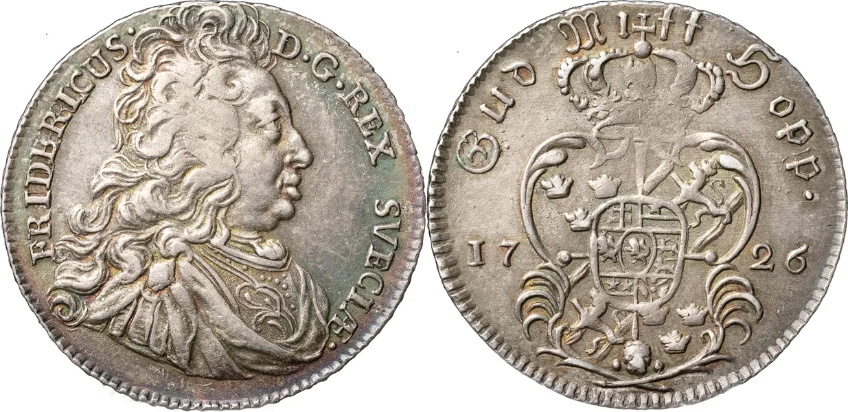 STOCKHOLM. 1/4 riksdaler 1726