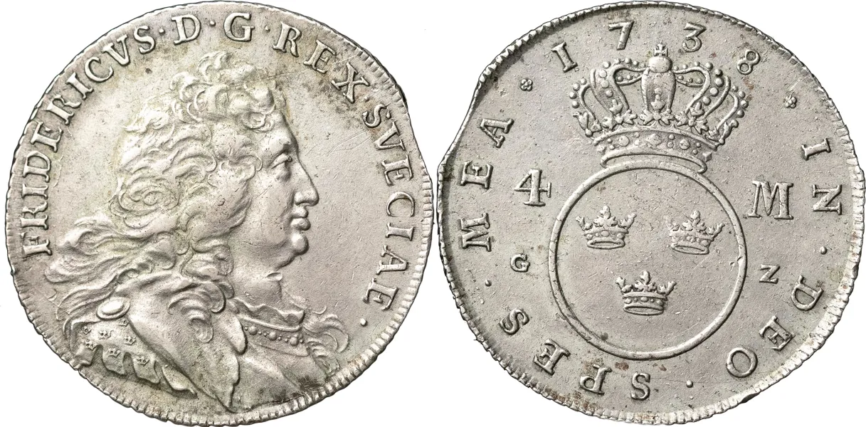 STOCKHOLM. 4 mark 1738