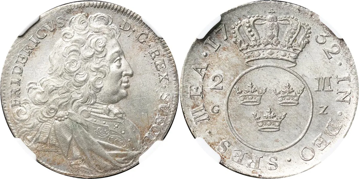 STOCKHOLM. 2 mark 1732