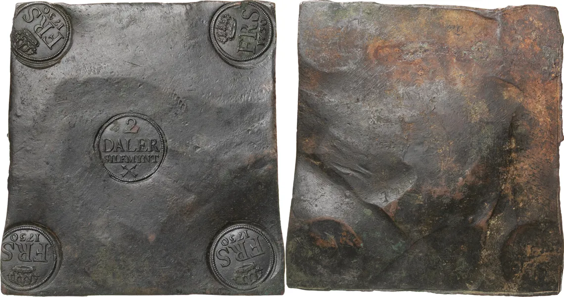 AVESTA. 2 daler SM 1730
