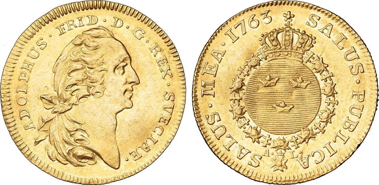 STOCKHOLM. Dukat 1763