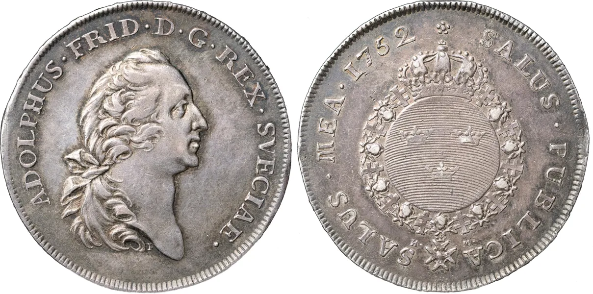 STOCKHOLM. Riksdaler 1752