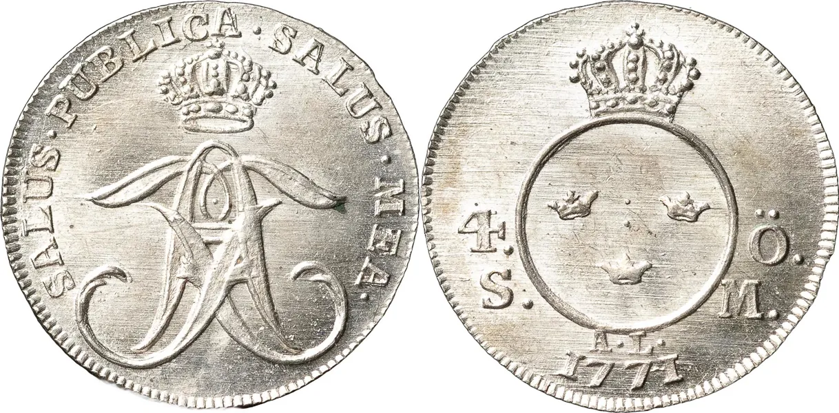STOCKHOLM. 4 öre SM 1771