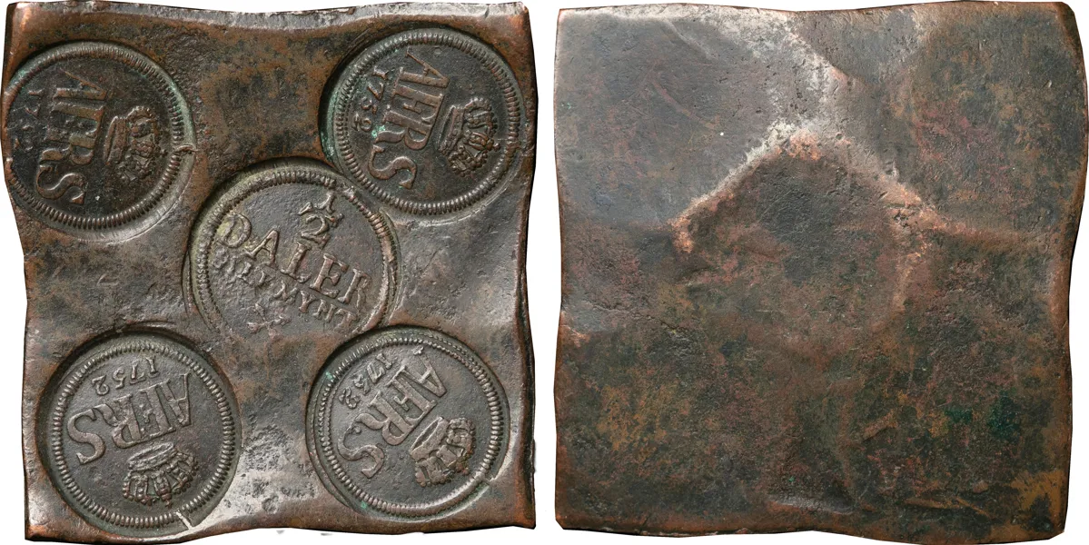 AVESTA. 1/2 daler SM 1752