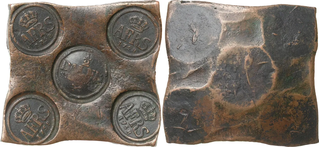 AVESTA. 1/2 daler SM 1758