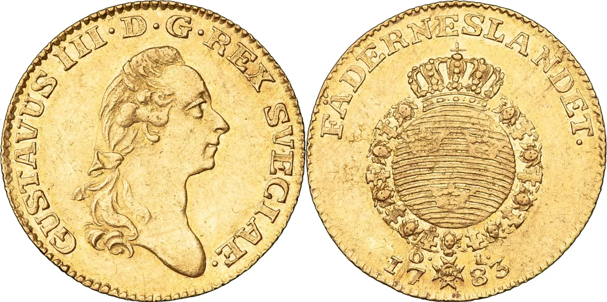 STOCKHOLM. Dukat 1783