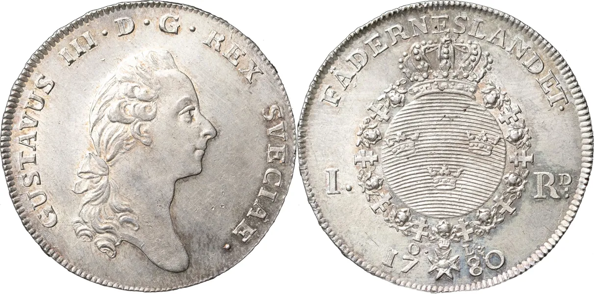 STOCKHOLM. Riksdaler 1780