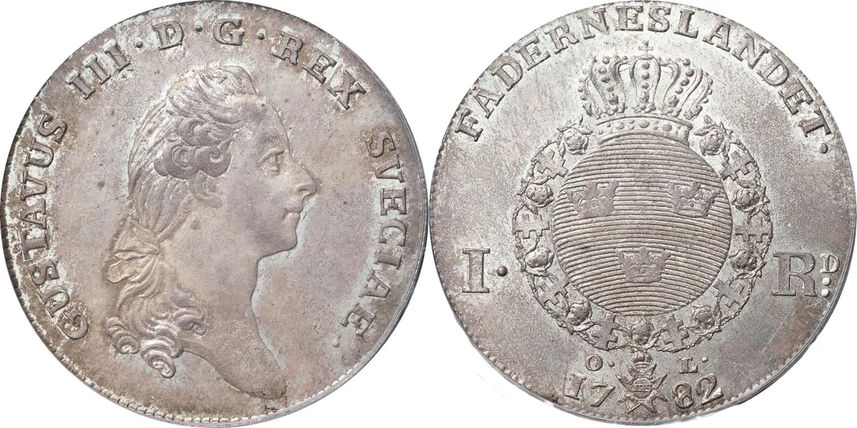 STOCKHOLM. Riksdaler 1782
