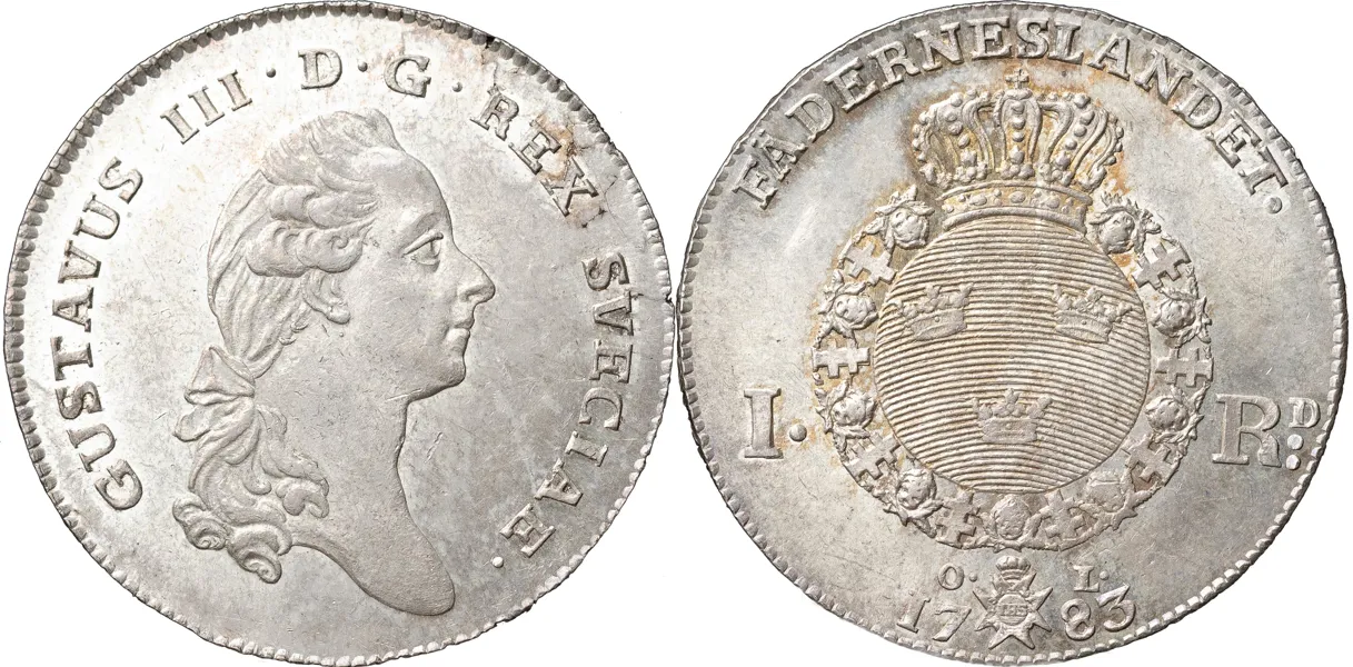 STOCKHOLM. Riksdaler 1783