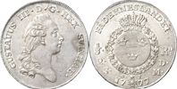 STOCKHOLM. 2/3 riksdaler (2 daler SM) 1777