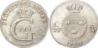 STOCKHOLM. 1/24 riksdaler 1780