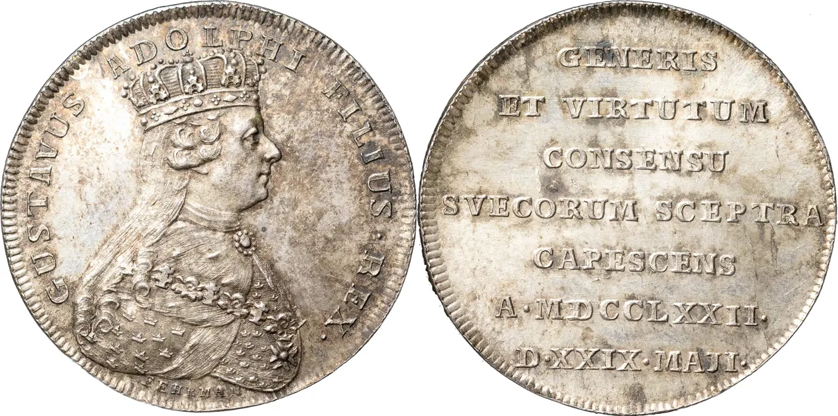 STOCKHOLM. 1/3 riksdaler 1772