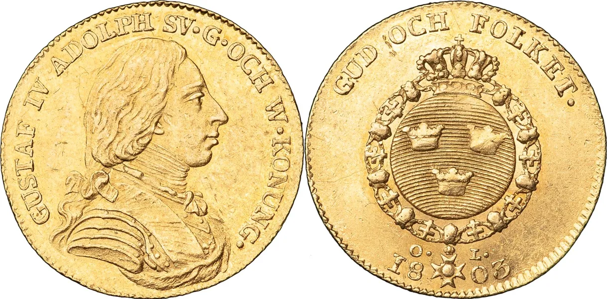 STOCKHOLM. Dukat 1803