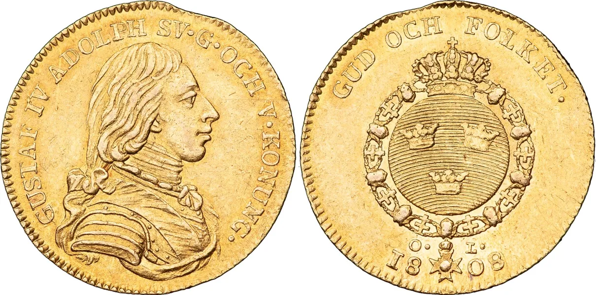 STOCKHOLM. Dukat 1808