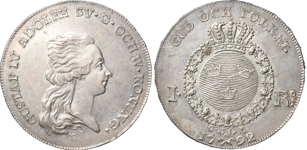 STOCKHOLM. Riksdaler 1792