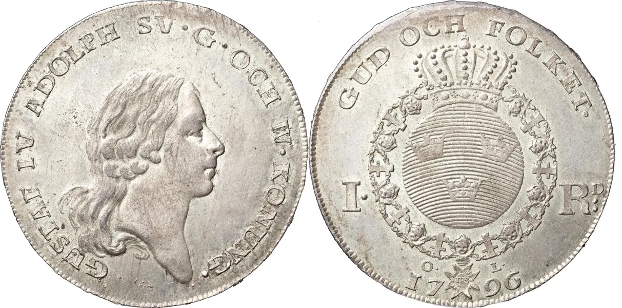 STOCKHOLM. Riksdaler 1796
