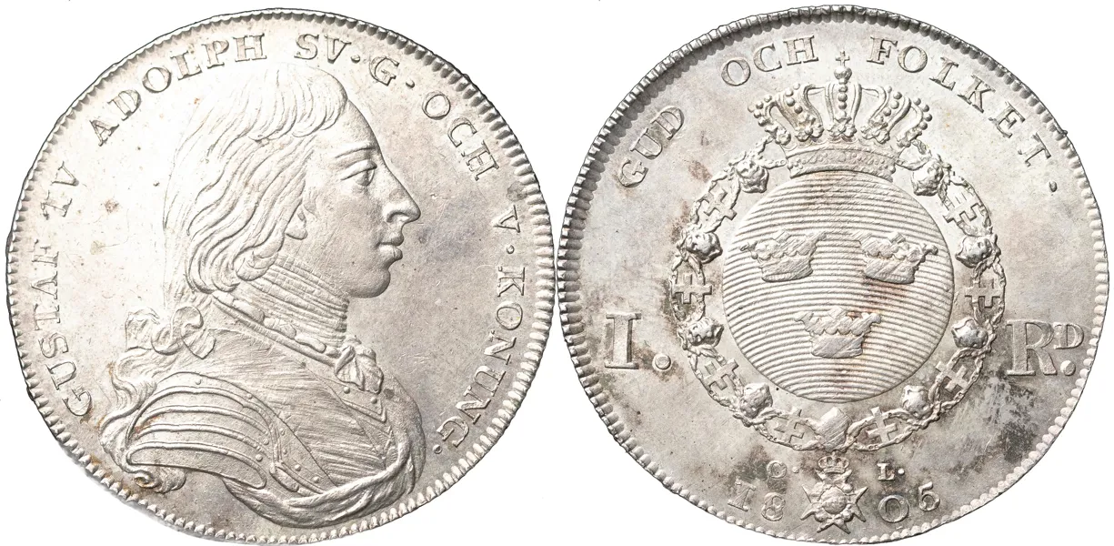 STOCKHOLM. Riksdaler 1805