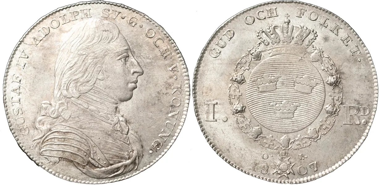 STOCKHOLM. Riksdaler 1807