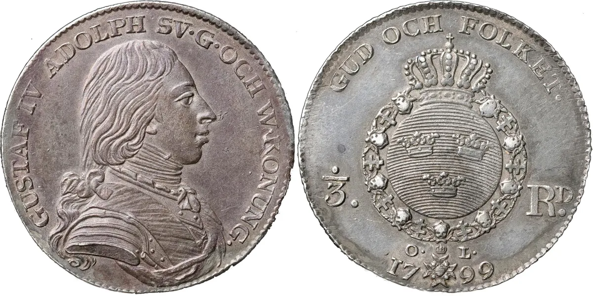 STOCKHOLM. 1/3 riksdaler 1799
