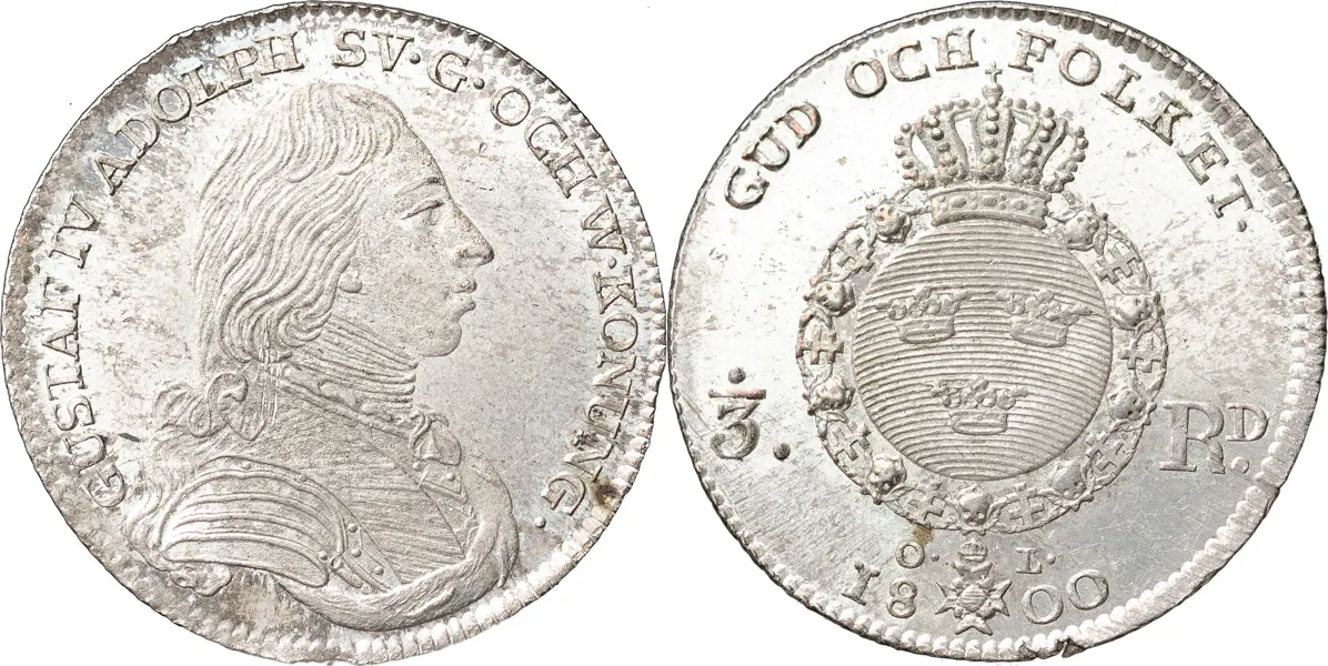 STOCKHOLM. 1/3 riksdaler 1800