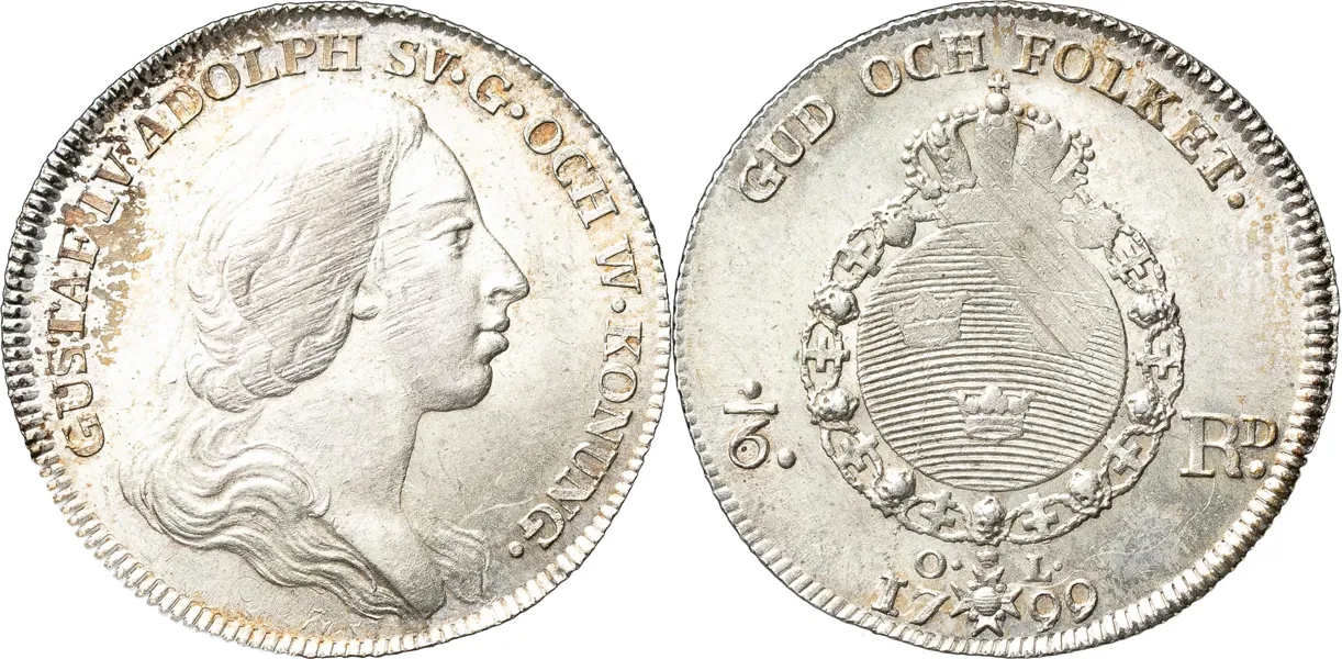 STOCKHOLM. 1/6 riksdaler 1799