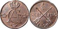AVESTA. 1/4 skilling 1806