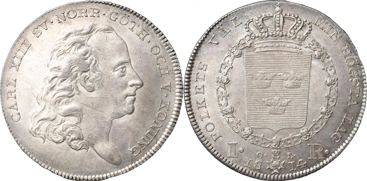 STOCKHOLM. Riksdaler 1814