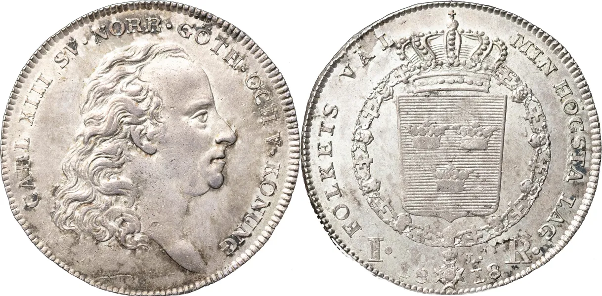 STOCKHOLM. Riksdaler 1818