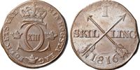 AVESTA. Skilling 1816