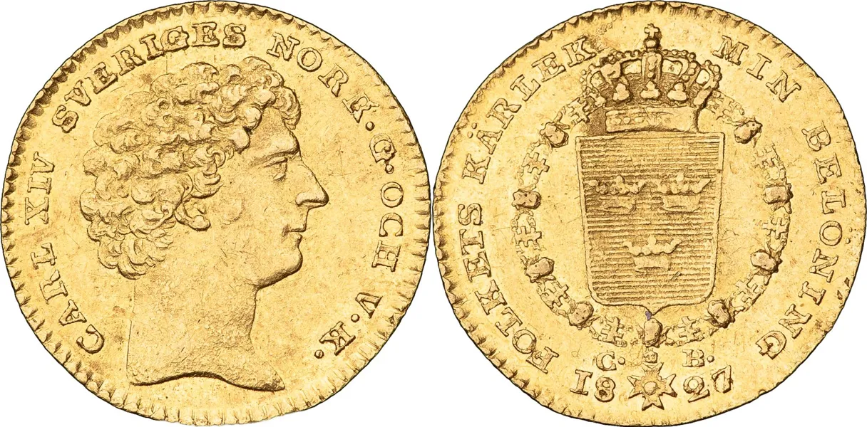 STOCKHOLM. Dukat 1827