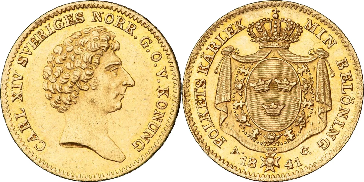 STOCKHOLM. Dukat 1841