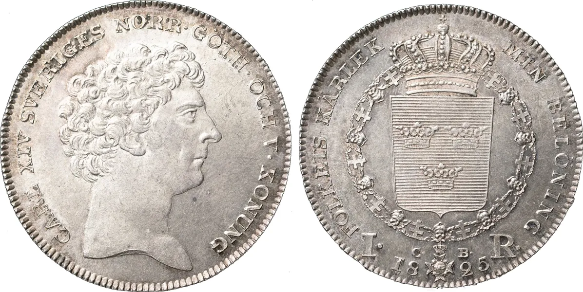 STOCKHOLM. Riksdaler 1825