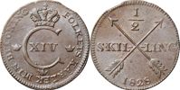 AVESTA. 1/2 skilling 1828