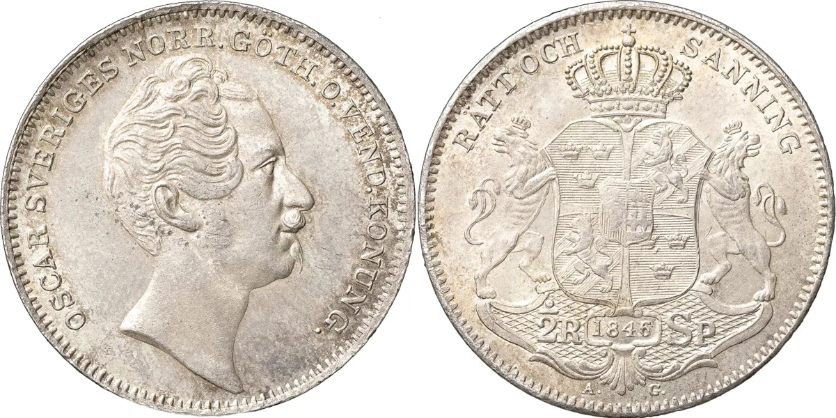 1/2 speciedaler 1846. SM 37