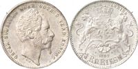 Riksdaler riksmynt 1857. Längre pipskägg