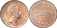 Skilling banco 1847. SM 90