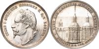 Minnespenning till kungens begravning 1859. SM 143