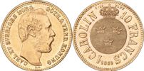 Carolin / 10 francs 1869. SM 11