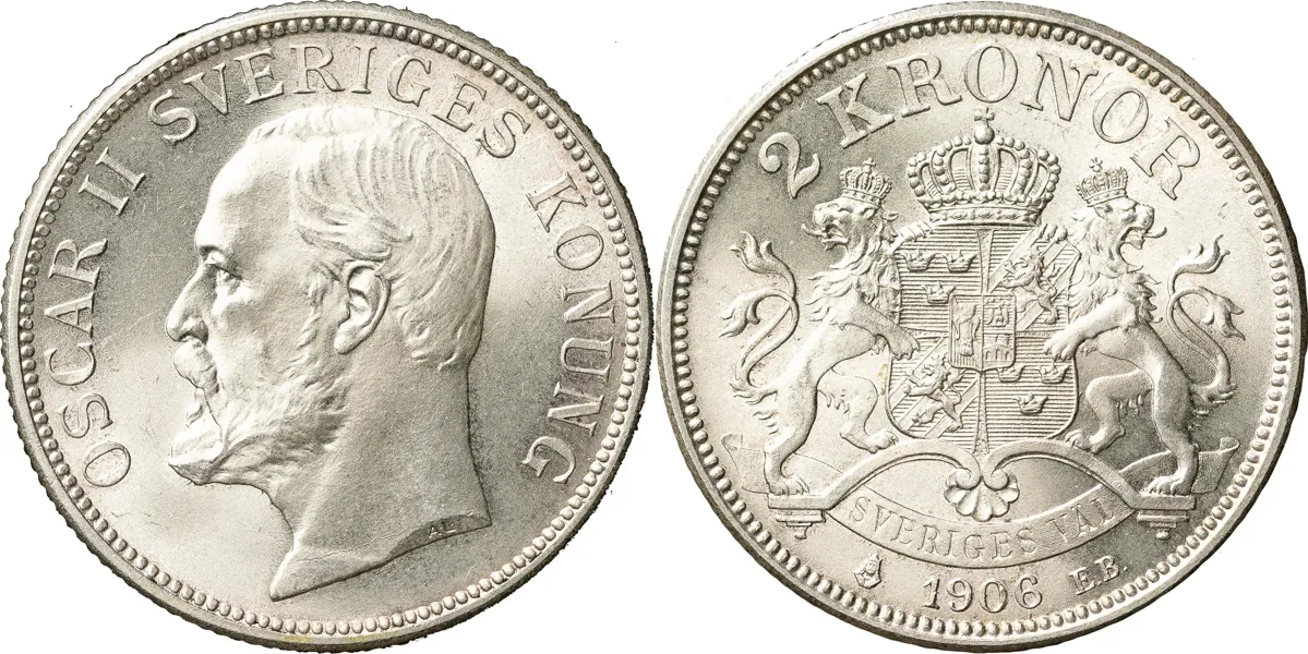 2 kronor 1906. SM 59