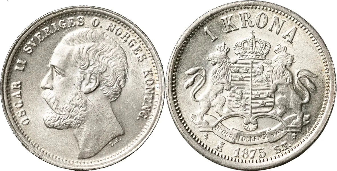 Krona 1875. SM 62