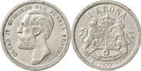 Krona 1875. Samtida förfalskning av den så kallade Trollhätte-Svensson